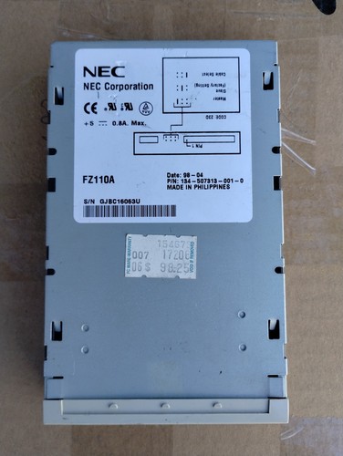 Vintage nec fz110a zip disk - vintage,
