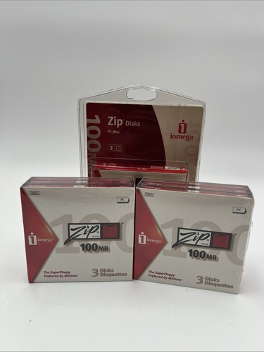Zip 100mb disk set - 3, brand