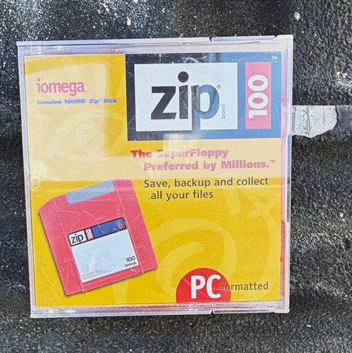 Iomega zip pc100 100mb - zip, pc