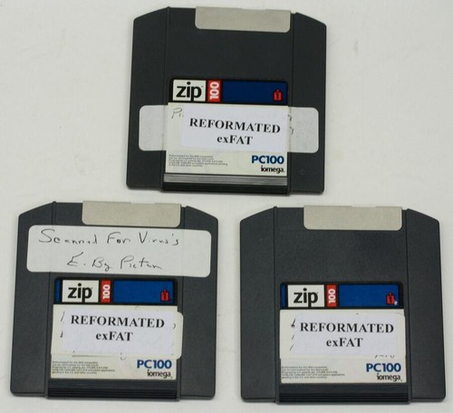 Iomega zip 100 - (3), disk's